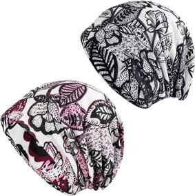 img 4 attached to Stylish HONENNA Printed Turban Headband Chemo Cap for Soft & Comfortable Sleep