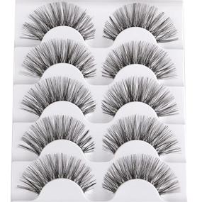 img 4 attached to JIMIRE Eyelashes Multipack Knot Free Invisible