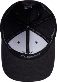 img 1 attached to 🧢 Black Textured Baseball Cap for Men by Hurley