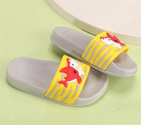 img 2 attached to Сандалии Cartoon Slippers DADAWEN для мальчиков-малышей