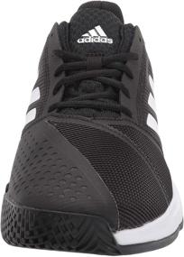 img 3 attached to Кроссовки для тенниса "Adidas Courtjam 🎾 Bounce" черные с белым