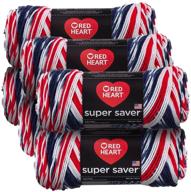 ❤️ red heart americana super saver yarn 6 pack - 6 pack bundle for enhanced seo logo