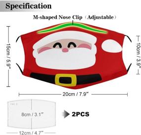 img 3 attached to Christmas Washable Reusable Windproof Polyester