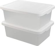 jandson frosted plastic latching container logo