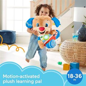 img 3 attached to Enhance Early Education with Fisher Price Musical Learning Toddlers Preschool Stuffed Animals & Plush Toys