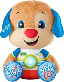 img 4 attached to Enhance Early Education with Fisher Price Musical Learning Toddlers Preschool Stuffed Animals & Plush Toys