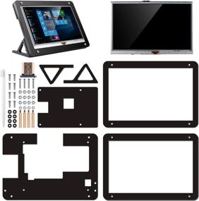 img 4 attached to 📺 Kuman 5 Inch Resistive Touch Screen with Protective Case for Raspberry Pi 3B+/3B - 800x480 HDMI TFT LCD Display Module (RPi 2 Model B, RPi 1 B, B+, A, A+ Compatible) SC5AC