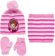 🧤 disney minnie frozen winter mittens: girls' cold weather accessories logo