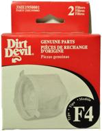 powerful dirt devil f4 scorpion cordless hv filter for superior cleaning логотип