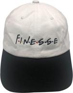 🧢 hsyzzy dad hat - finesse friends embroidered baseball cap with adjustable strapback - unisex, letters design логотип