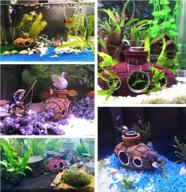 ๐ข boleshu retro old submarine wreck fish tank decoration: unique hideaway cave ornament for aquarium landscape and home dรฉcor logo