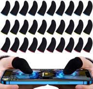 🎮 enhance gaming performance with 12-piece finger sleeves for pubg: anti-sweat thumb sleeves for seamless touchscreen mobile control logo