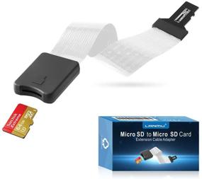 img 4 attached to 🔌 LANMU 5.9in/15CM MicroSD to MicroSD Card Extension Cable Adapter Flexible Extender for Ender 3 Pro/Ender 3/Ender 3 v2/Ender 5/SanDisk MicroSDHC/Anet A8 3D Printer/Raspberry Pi/GPS/TV