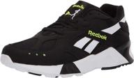 reebok aztrek sneaker black yellow logo