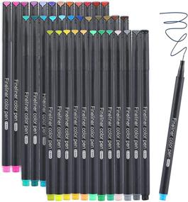 img 3 attached to 🖊️ Riancy 36-Color Journal Planner Pens - Fine Point Sipa Pens, Porous Fineliner for Note-Taking, Drawing, Art Supplies - Bullet Journal Pens for Office, School