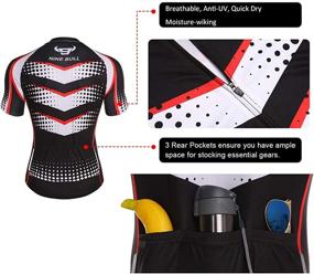 img 1 attached to Mens Cycling Jersey Set Reflective Sports & Fitness and Cycling