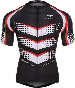 img 3 attached to Mens Cycling Jersey Set Reflective Sports & Fitness and Cycling