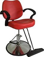 💇 beauty4star salon styling chair: red color hair cutting & styling furniture with hydraulic pump logo