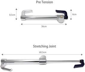 img 2 attached to Enhanced Security Wisamic Universal Steering Wheel Brake Lock: Adjustable Length, Double Protection, High Security+