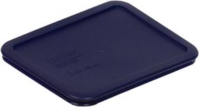 img 1 attached to Pyrex Combo: 7210-PC 3-Cup Blue 🔵 Plastic Lids - Set of 3 Items