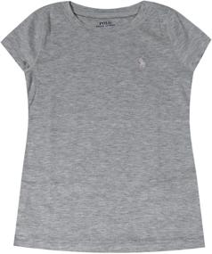 img 2 attached to 👚 Polo Ralph Lauren Crewneck T-Shirt - Girls' Tops, Tees, and Blouses