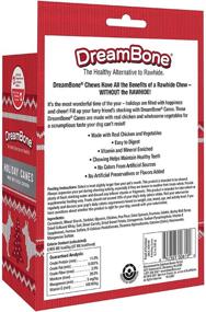 img 4 attached to 🐶 DreamBone Holiday Rawhide-Free Collection: Real Meat and Vegetable Chew Treats for Your Dog