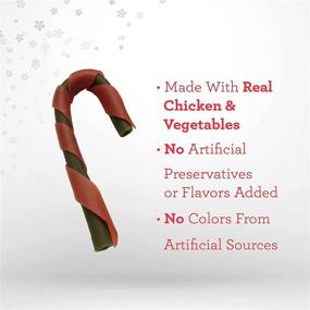 img 1 attached to 🐶 DreamBone Holiday Rawhide-Free Collection: Real Meat and Vegetable Chew Treats for Your Dog