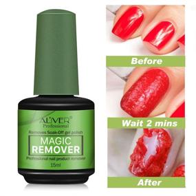 img 2 attached to Быстрое и простое средство для снятия гель-лака 💅 - 3 шт., Не требует использования фольги, щадящая формула - 45 мл.