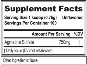 img 2 attached to 💪 Evlution Nutrition Agmatine750: Powerful 750mg Agmatine Sulfate for Vegan and Gluten-Free Athletes - Unflavored & Convenient 100 Servings