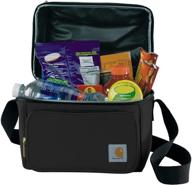 🥪 carhartt deluxe dual compartment insulated lunch cooler bag: black - stay refreshed and organized логотип