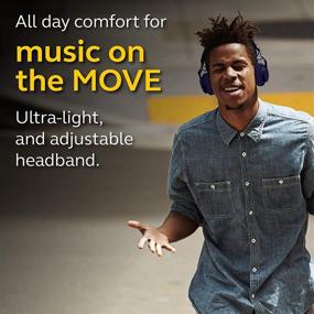 img 2 attached to 🎧 Jabra Move Style Edition, Navy – Premium Wireless Bluetooth Headphones with Exceptional Sound, Extended Battery Life, Lightweight and Comfortable Design, Includes 3.5 mm Jack Connector
