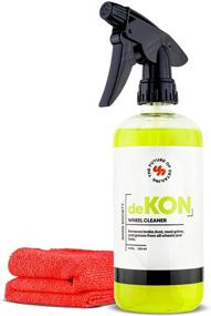img 4 attached to Shine Society deKON Wheel Cleaner: Ultimate Solution for Eliminating Stubborn Brake Dust & Road Grime from Chrome, Alloy, and Painted Wheels (18 oz)
