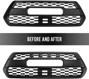 img 3 attached to 🔦 Enhanced Grill LED Lights Kit (4 PCS) with Upgraded Harness & Fuse for 2016-2018 Toyota Tacoma TRD PRO Grille (Aftermarket, Black Shell, White Light)