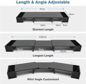 img 2 attached to LORYERGO Dual Monitor Stand Riser