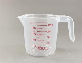 img 3 attached to 📏 Easy-to-read Plastic Measuring Cup: Choose from 1-Cup, 2-Cup, 4-Cup, or Set of 3 pcs with Grip and Spout (1-Cup)