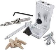 🔨 ultimate woodworking pocket hole jig: all-in-one aluminum kit with carrying case logo