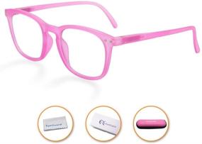 img 3 attached to 👓 EYEGUARD Детские очки для компьютера с блокировкой синего света: Защита глаз для мальчиков и девочек (5-12 лет)