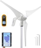 ⚡ pikasola solar and wind hybrid charge controller with 12v 400w wind turbine generator and 30a hybrid charge controller, compatible with max 500w solar panel for 12v battery charging. logo