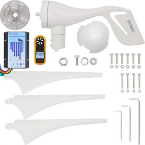 img 3 attached to ⚡ Pikasola Solar and Wind Hybrid Charge Controller with 12V 400W Wind Turbine Generator and 30A Hybrid Charge Controller, Compatible with Max 500W Solar Panel for 12V Battery Charging.