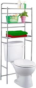 img 4 attached to Tatkraft Tanken - Over The Toilet 3-Tier Shelf: Maximize Bathroom Storage Space with this 23.4 x 10.2 x 59.6 inch Space Saving Rack