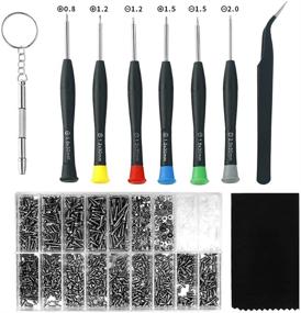 img 3 attached to 🔧 Cosyzone Eyeglass Repair Tool Kit with Precision Stainless Steel Screws, Screwdriver, and Tweezer for Watch, Clock, Spectacle, and Eyewear Repair