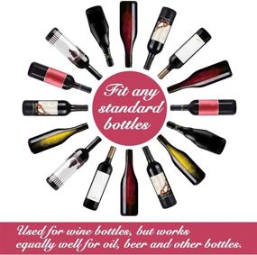 img 1 attached to 🍾 Farielyn-X 10 Funny Wine Bottle Stoppers: Cute Silicone Reusable Caps - Perfect Gift Box Set with Hilarious Sayings for Wine, Beverage, and Beer Bottles in Five Vibrant Colors