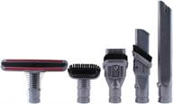 🧹 optimized v6 brush attachments kit for dyson dc34 dc44 dc59 accessories dc16 dc24 dc35 dc56 animal cord-free handheld motorhead vacuum - 5 pack логотип