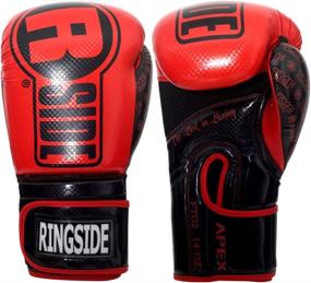 img 4 attached to 🥊 Ringside Apex Flash Boxing Training Sparring Gloves RD/BK, 14 oz: Superior Quality for Enhanced Boxing Performance