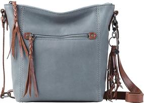 img 4 attached to 👜 Sak 108216 Indigo Women's Crossbody Handbag & Wallet Combo - Optimal for Crossbody Bag Enthusiasts