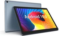 10 inch android tablet with android 10.0 os, quad-core 📱 processor, 32gb storage, 2gb ram, 8mp camera, long battery life (light blue) logo
