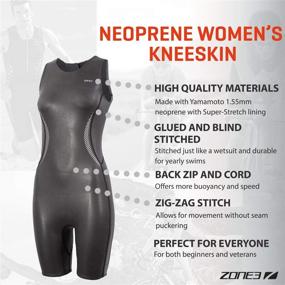 img 2 attached to Zone3 Neoprene Womens Kneeskin X Small