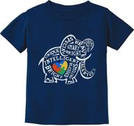 tstars elephant awareness toddler t-shirt - boys' clothing for tops, tees, and shirts logo