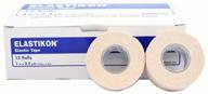 🏋️ elastikon elastic tape - 1 inch x 2.5 yards - pack of 2 rolls logo