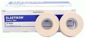 img 1 attached to 🏋️ Elastikon Elastic Tape - 1 Inch x 2.5 Yards - Pack of 2 Rolls